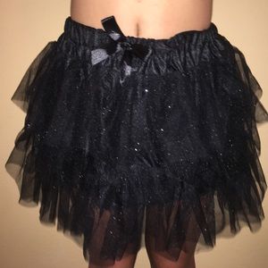 BLACK 4 LAYER SPARKLY TUTU
